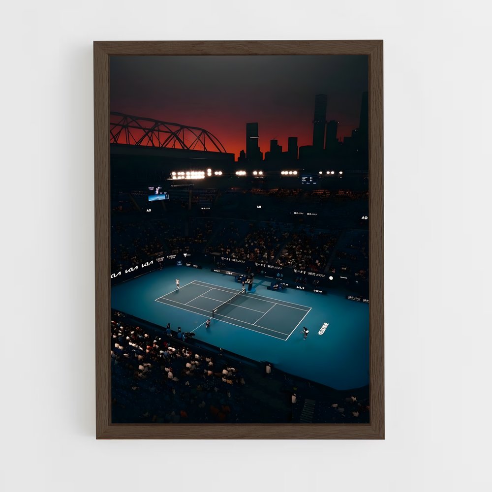 Poster Coucher de Soleil à Melbourne – affiche Tennis (vue 5)